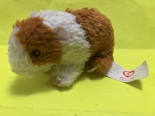 Vintage Teenie Beanie Baby "Fluffball" Guinea Pig McDonald's 2009 FREE SHIPPING