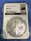 2026 Silver Eagle NGC MS70 - Ultra Breaks Label