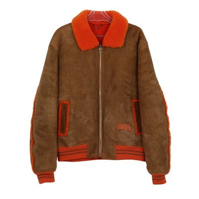 Louis Vuitton Shearling College Blouson Jacke Größe 54 152198478