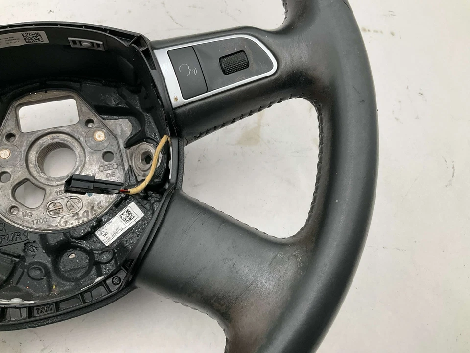 Volante AUDI Q7 2007-2011 con controles cuero negro OEM 4E0419091CLLV88 Foto 3 de 4