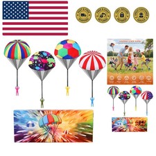 Parachute Toy for Kids, Outdoor Toys Flying Parachute Men, Inside Outside T...