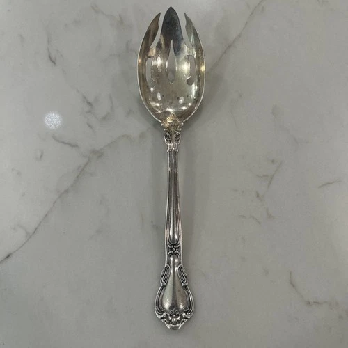 Chantilly by Gorham Sterling Silver Serving Spoon Pierced Original 8 3/8"  62 gr