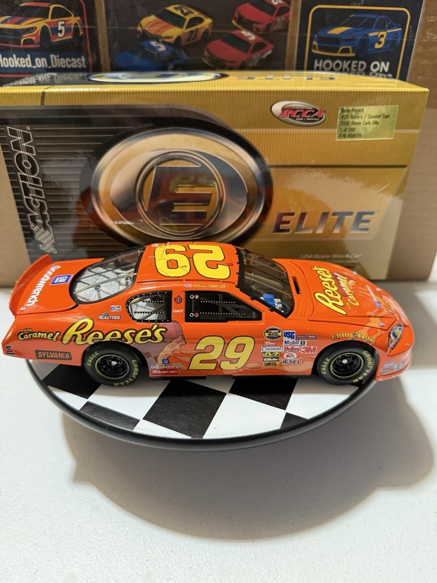 NASCAR 1/24 #29 Reese’s RARE* Kevin Harvick ELITE #29 Reese's Caramel Cups 1/24 Nascar