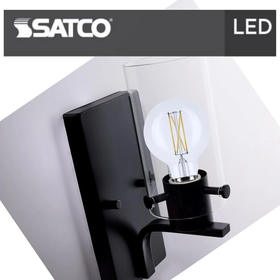 SATCO S12482 - 6 Watt G25 LED Globe Light Bulb - 3500K - 120 Volts (6 Pack) - Image 2 of 4