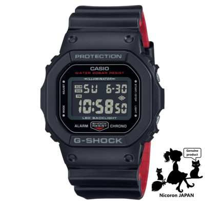 CASIO G-SHOCK Herrenuhr DW-5600UHR-1JF Urlaub Geschenke Brack Rot JAPAN