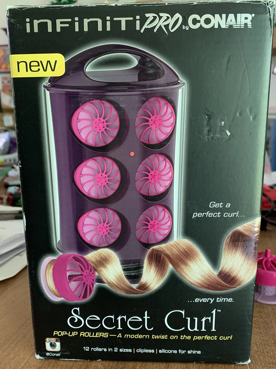 Conair secret top curl snap rollers