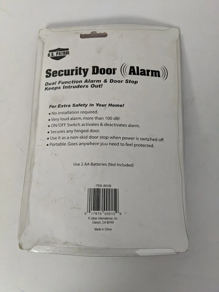 U.S. Patrol JB5338 Security Door Alarm  - Image 2 of 3