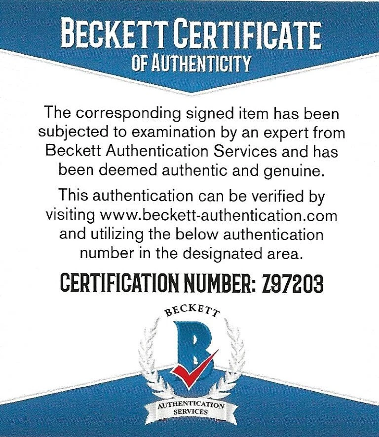 Foto firmada por Kwame Brown de los Washington Wizards baloncesto 8x10 Beckett autografiada Foto 3 de 4