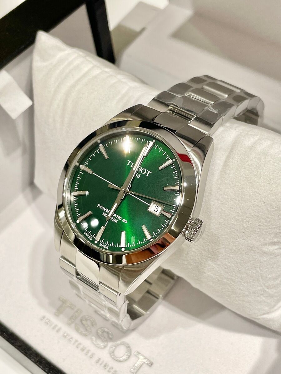 Tissot Gentleman Powermatic 80 Silicium Green Dial Mens Tissot Gentleman Powermatic 80 Silicium Green Dial Mens