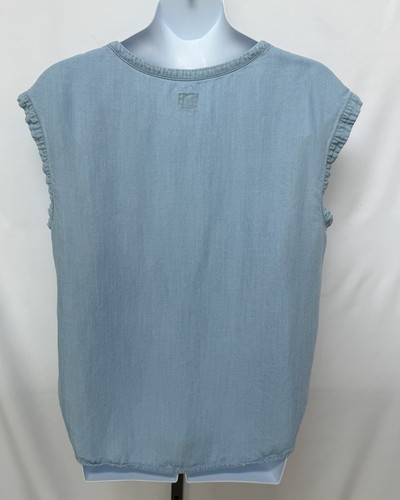 GAP Damen Gr. XL ärmellose Bluse mit V-Ausschnitt. - Bild 7 von 8