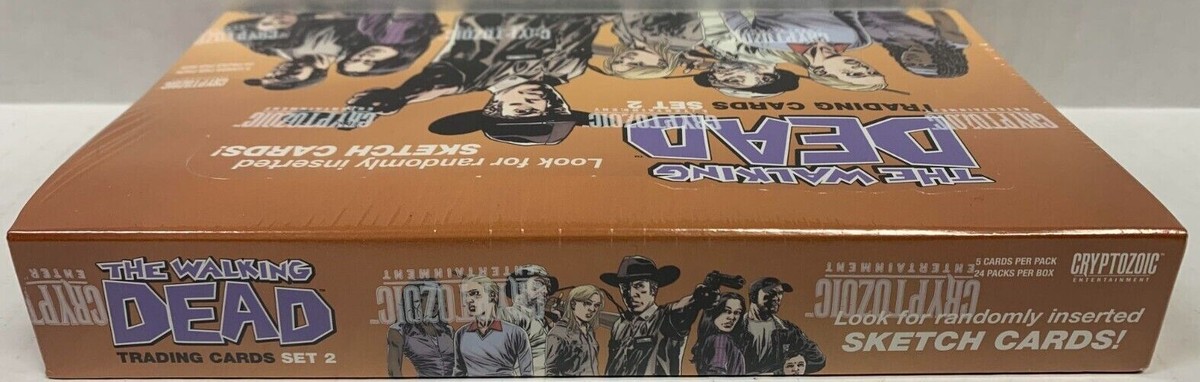 2013 CRYPTOZOIC THE WALKING DEAD COMIC BOOK SET 2 TRADING CARD BOX