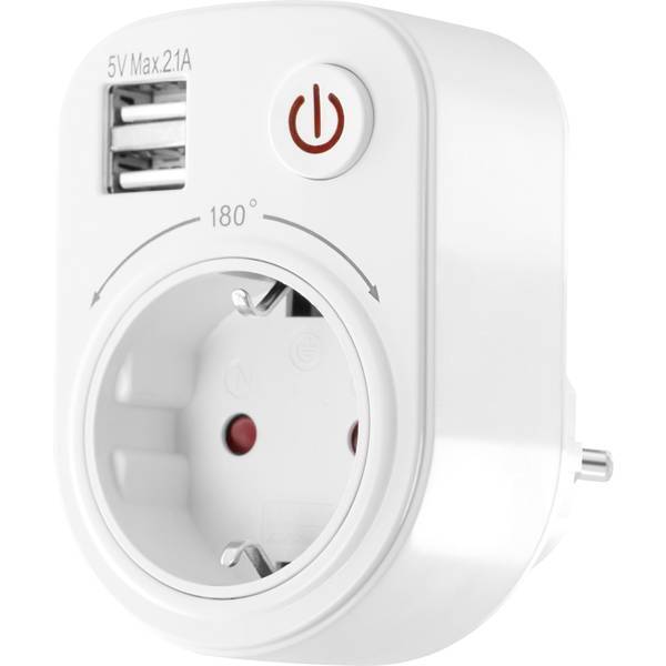 Ledmaxx 106649 presa di corrente intermedia con usb