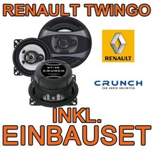 RENAULT TWINGO 1 CRUNCH 10cm TRIAX LAUTSPRECHER BOXEN FRONT VORNE ARMATURENBRETT