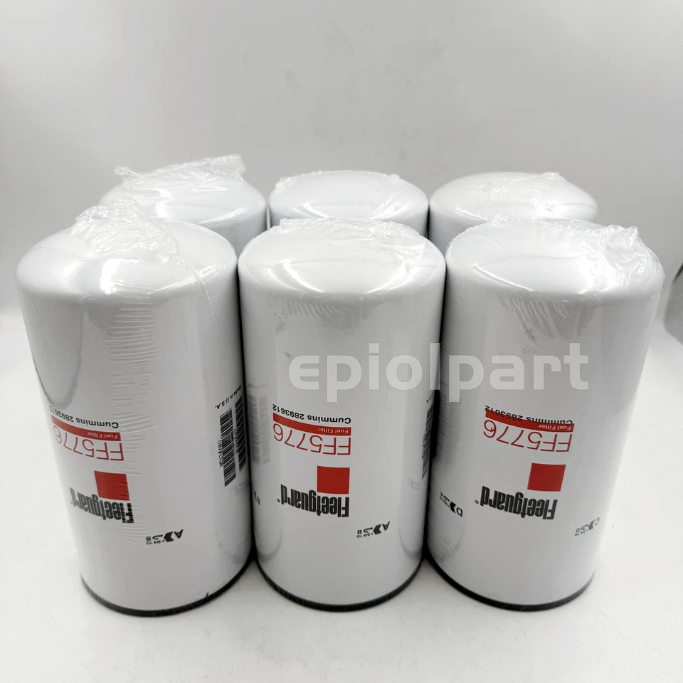 6X Fuel Filter OEM FF5776 Fleetguard For Cummins ISX 2893612 New Free Shipping - Image 2 of 4