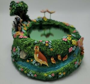 Disney Bambi Friends Music Box Little April Showers Musical Pond Incomplete Ebay