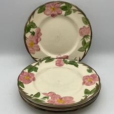 Franciscan Desert Rose Salad Plates 7.75 Inch Set of 4 Made In England Scratches