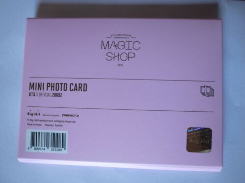 BTS FANMEETING VOL.5 MAGIC SHOP MINI PHOTO CARD OFFICIAL JIN complete