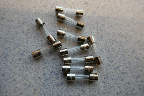 20 Amp F20A F20AL 250v Glass Fuse Fast Blow 20mm x 5mm - Pack of 10 UK Stock - Picture 1 of 2