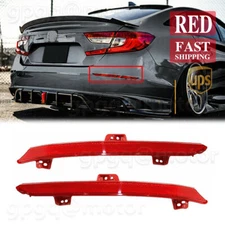 For Honda Accord 2018-2022 Rear Bumper Reflector Light Tail Lamp Case Left&Right