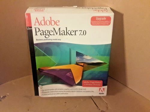 Adobe PageMaker 7.0 UPGRADE Version for Windows