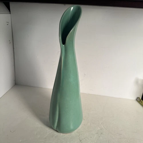 Vintage RARE Frankoma Pottery Celadon Sample Vase Grace Lee Frank Unmarked