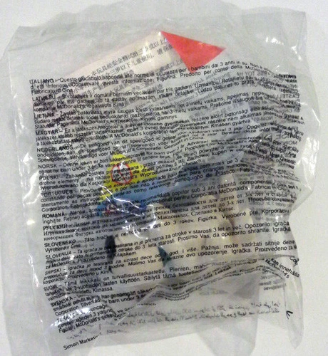 LITTLE BROTHER #3 McDonalds™ HAPPY FOOD DISNEY'S MULAN WIND-UP DOG SELLADO 1998 Foto 2 de 2