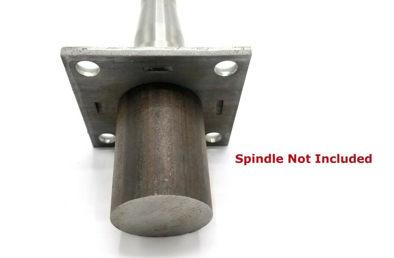 Trailer Brake Backing Plate Flange, 1.75"DIA 4 HOLE Bolt Square Bracket