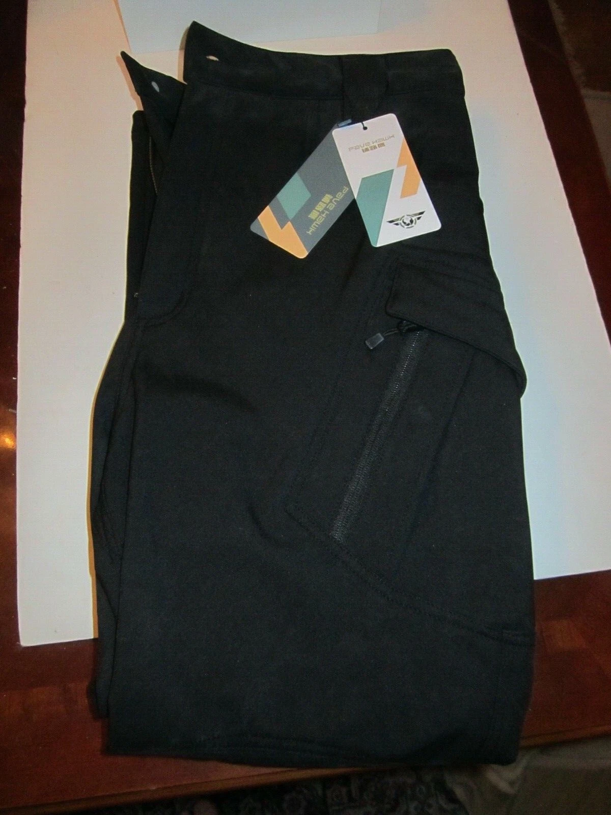 NWT MENS' BLACK GORETEX PANTS - BY PAVE HAWK - SIZE XL
