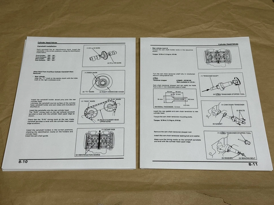 Manual de taller de reparación de fábrica Honda Magna 750 1994-2003 VF750C VF750CD Foto 3 de 3