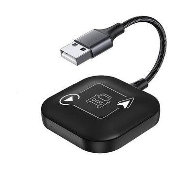 Wireless CarPlay Adapter 2 IN 1 Plug and Play Wired to Wireless Car Play Adap...