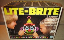 Vintage 1981 Lite Brite w/ Pegs Original Paper Patterns  My Little Pony - Works
