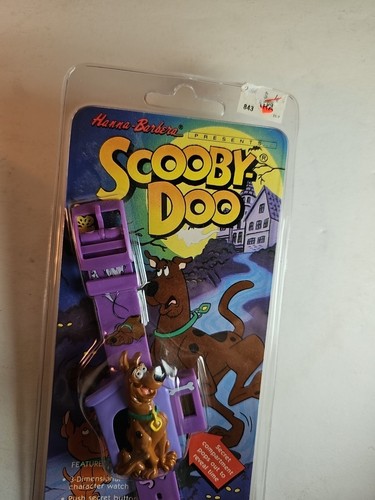 Scooby-doo Hanna Barbera Digital Watch RARE Purple Watch Scooby Doo New Vintage - Picture 7 of 9