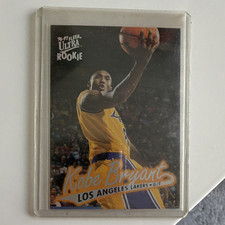 Fleer 1996-97 Ultra Rookie Kobe Bryant #52 Los Angeles Lakers NBA Card. rookie card picture