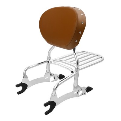 Sissy Bar Backrest Pad Luggage Rack for Chieftain/Challenger/Roadmaster 16-25