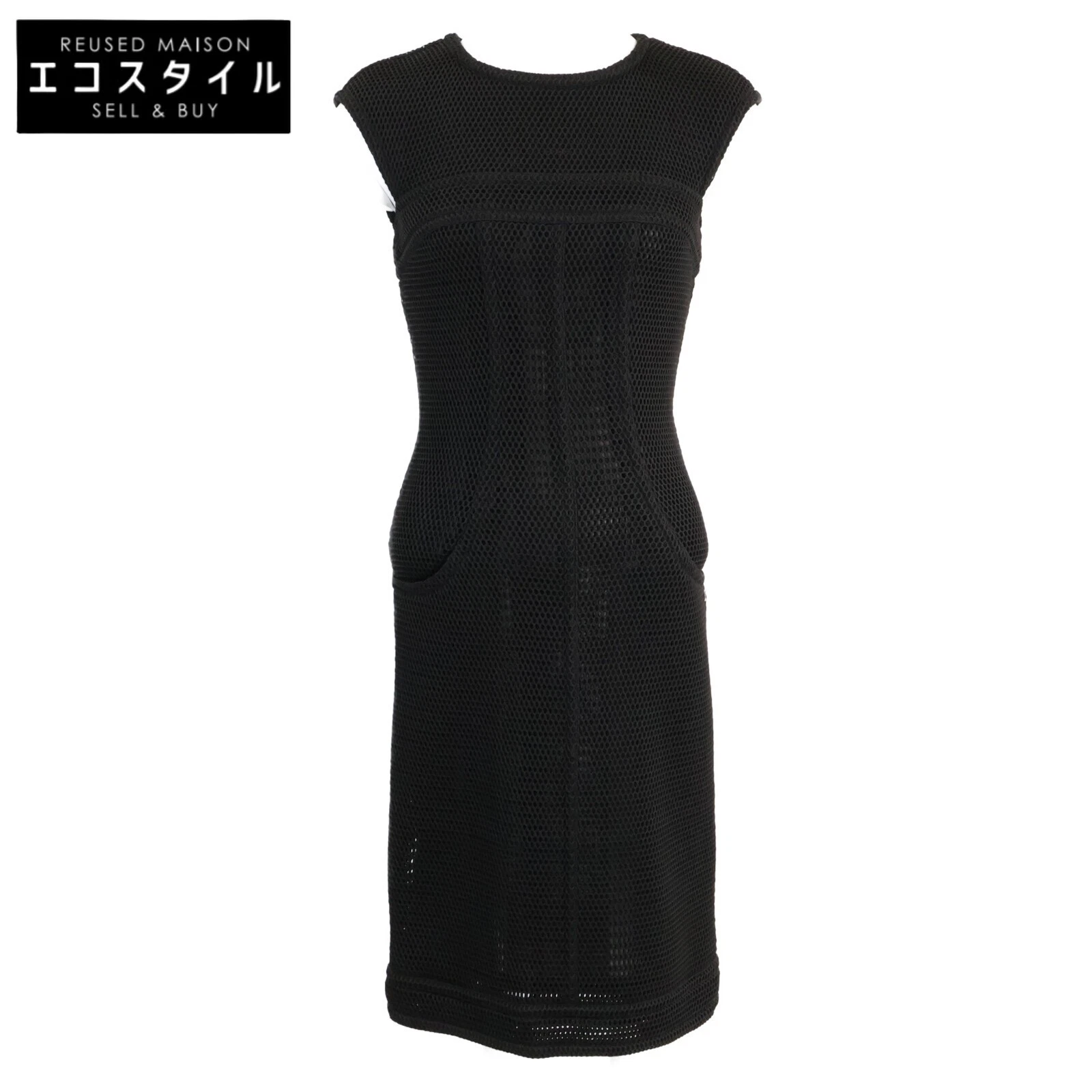 Abito Chanel Domestic Regular P46192V33824 Maglia Senza Maniche 36 Nero Donna Us