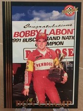 1992 Maxx 5th Anniversary Black Busch Grand National Champion Bobby Labonte