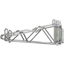 Nexel DAB12C 12" Double Arm Fixed Shelf Bracket Chrome