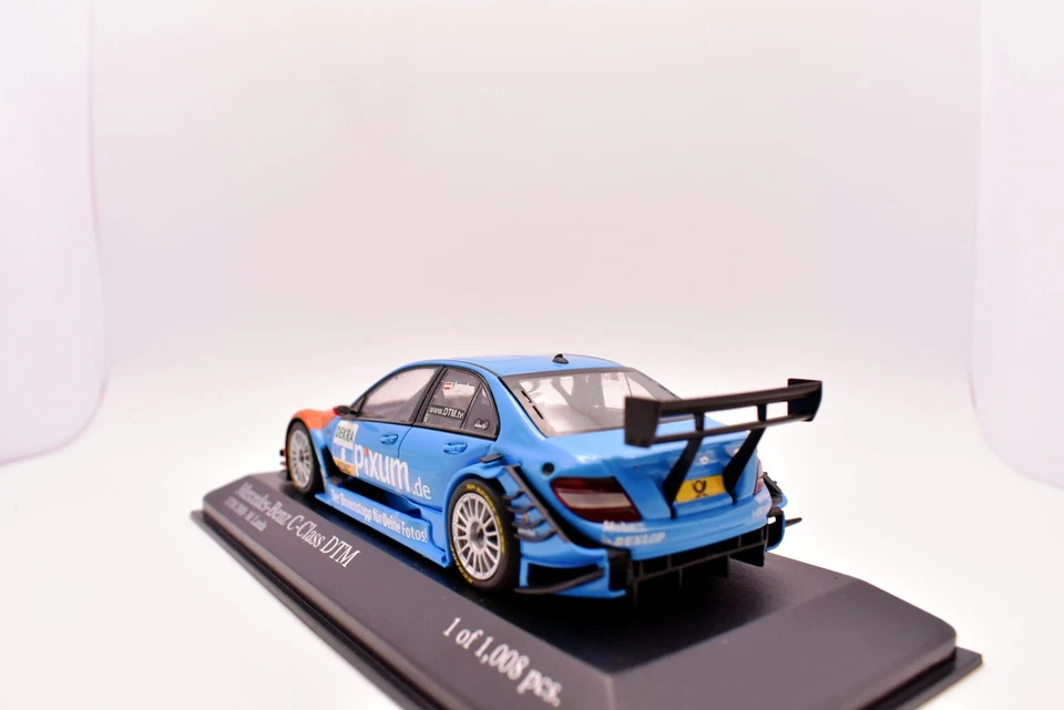 Modellino auto racing scala 1:43 Mercedes benz C class DTM minichamps modellismo - Immagine 4 di 4