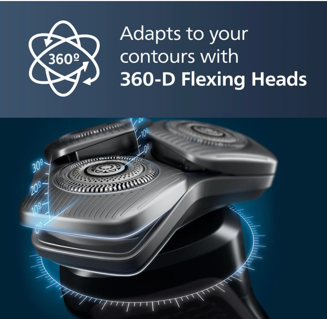Philips S9606/80 Series 9400 shaver additional view with box