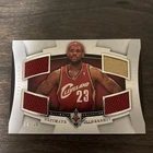 2007-08 Ultimate Collection LeBron James Leadership Silver Game Used Jersey #/99