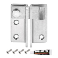 1Pcs Flip Latches, 1.8in Safety Door Lock Catch Left Open, Silver 