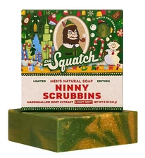 NEW Dr. Squatch Ltd Ed. Bar Soap Ninny Scrubbins Light Grit 5oz 'Natural Soap' 