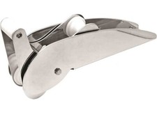 MUSONE PRUA BASCULANTE WHALE IN ACCIAIO INOX MM 400x70 MAX 20kg BARCA GOMMONE