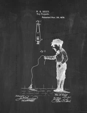 Improvements In Toy Torpedoes Patent Print Chalkboard