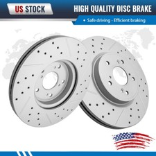 Front Brake Rotors Pair 2 for Honda CR-V 2017-2025 Accord 2018-2025 Civic 2022