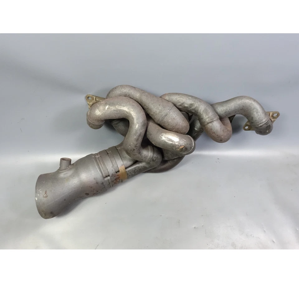 BMW E60 M5 E63 M6 S85 V10 2006-2010 banco de fábrica 1 colector de escape derecho con abolladura Foto 2 de 4