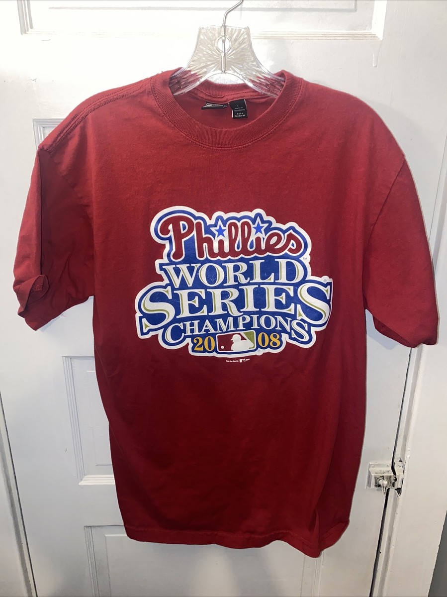 Gear Sports Phillies World Series Champions 2008 Shirt Size L
