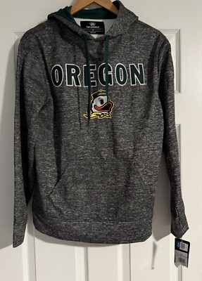 University Of Oregon Ducks TOP OF THE WORLD Mascot Hoodie Adult Size Small NWT