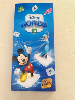 Woolworths Disney Words Complete Full Set of 36 Tiles With Folder