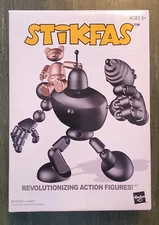 Stikfas Mechana Segmented Robot Black W/ Gold bear AFK33R Super Rare Sealed